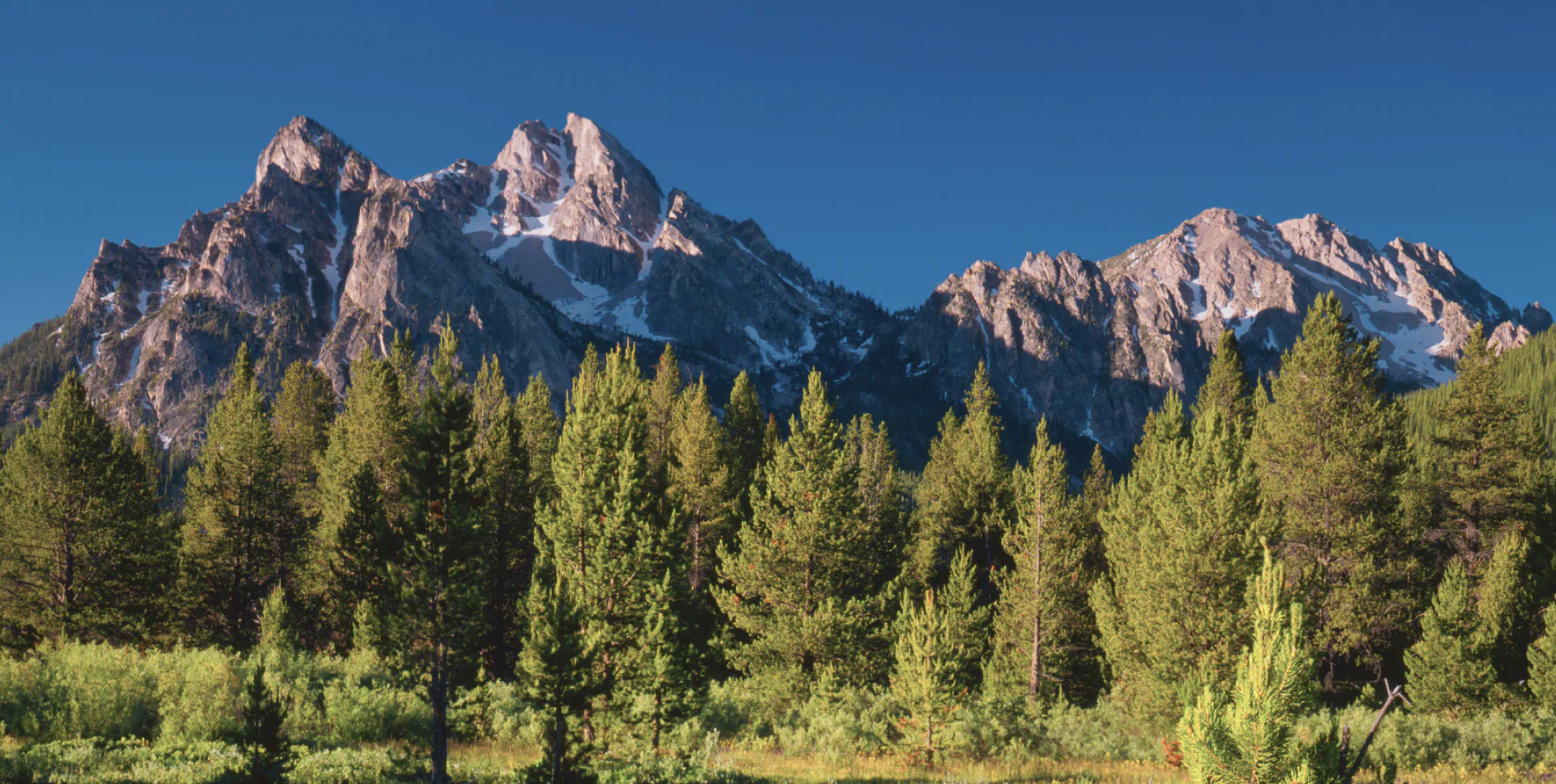 The Sawtooth Mountain Range from Stanley, Idaho (1)